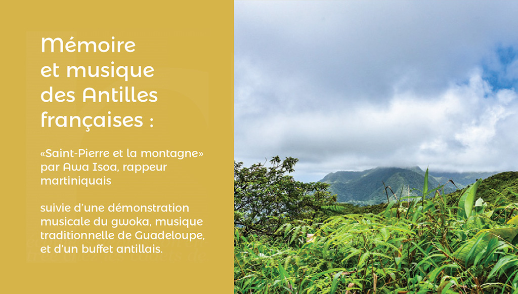 5 avril 2025 – Mémoire et musique des Antilles